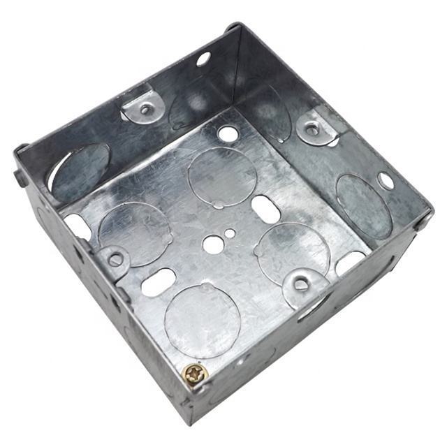 Galvanized Electrical Metal Junction Box 3x3 Switch Box