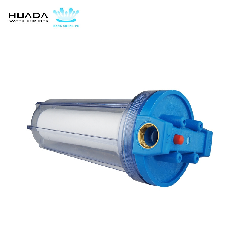 Household pre filter remove impurities blue water filter housing pipeline water filter