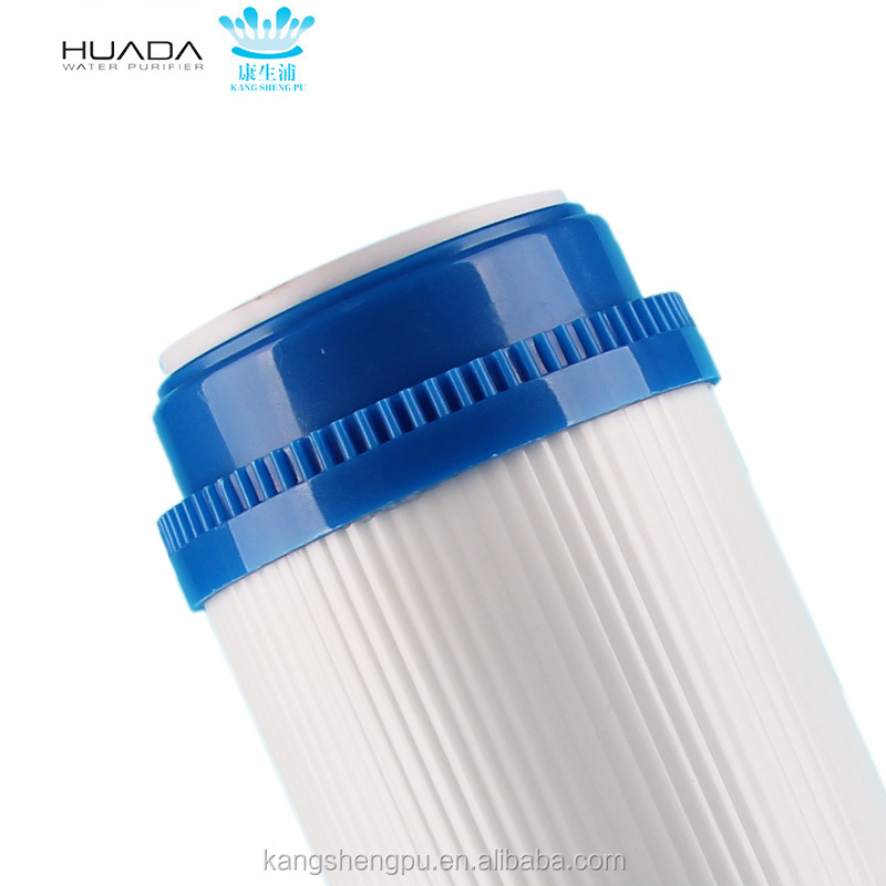 Manufacturer supply Alkaline 10'' UDF coconut block activated carbon water filter cartridge