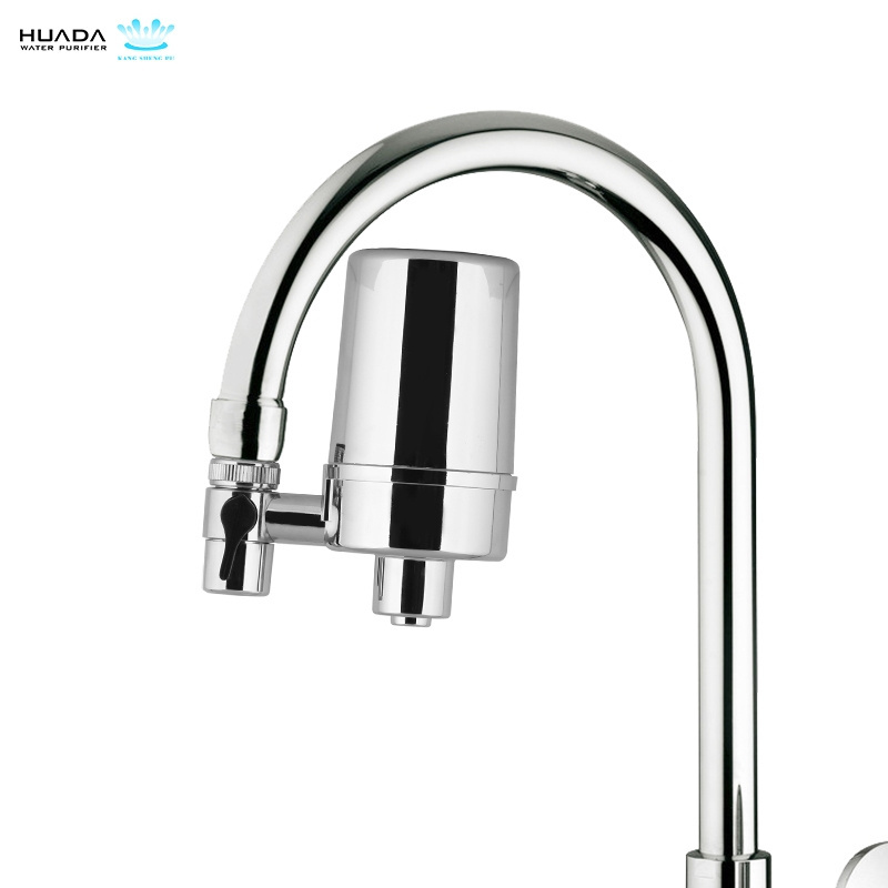 Plastic Durable tap water filter Portable Household Kitchen Water Filter Manual Activated Carbon Tap Faucet