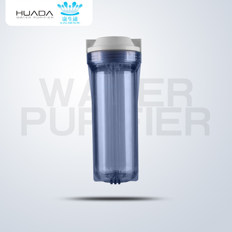 10-Inch Plastic Bag Water Cartridge Filter Housing with Carbon Block Water Filter Cartridge and Carbon Block