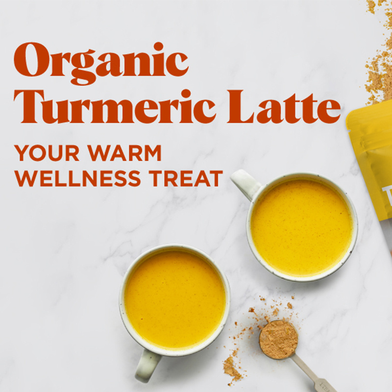 OEM Private Label  instant coffee  flavor organic turmeric ginger tea powder turmeric latte