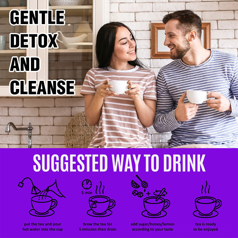 natural detox Tea Based on Ginger Root, Pineapple, Flaxseed & Cinnamon organic tea slim detox tea