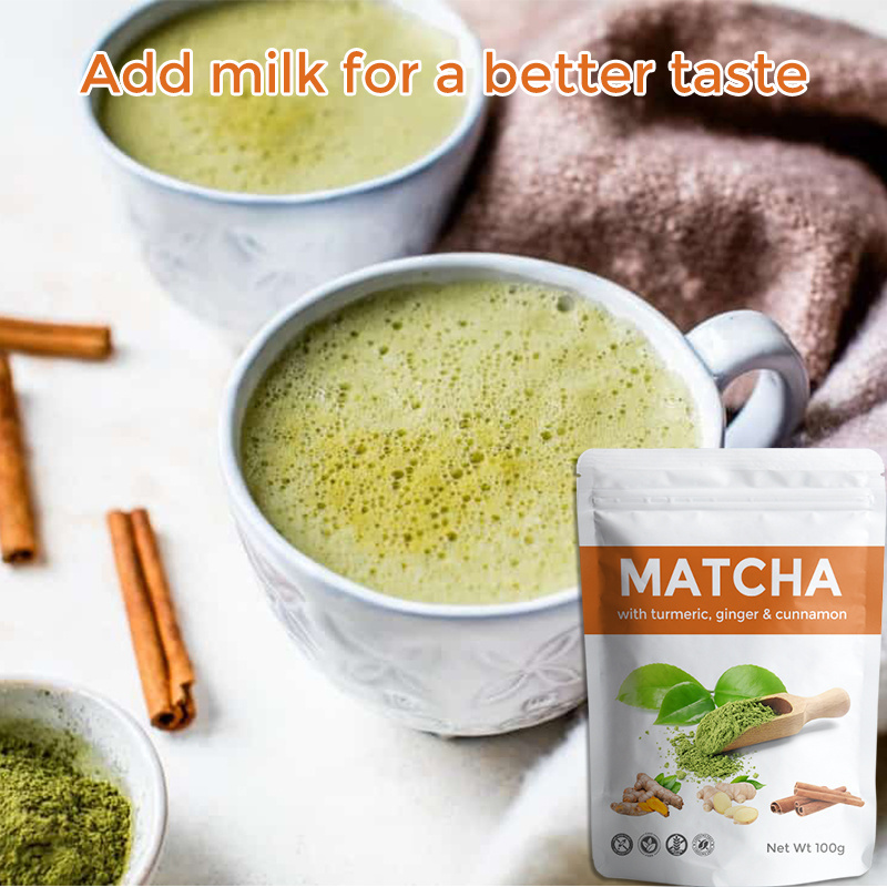 Private label Turmeric Matcha green tea powder Matcha Turmeric Cinnamon powder