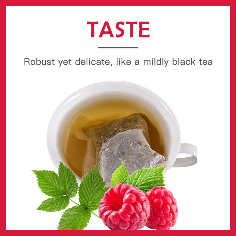 Customization logo hot selling red raspberry leaf tea bags dried raspberry leaf tea