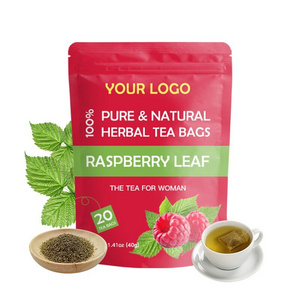 Customization logo hot selling red raspberry leaf tea bags dried raspberry leaf tea