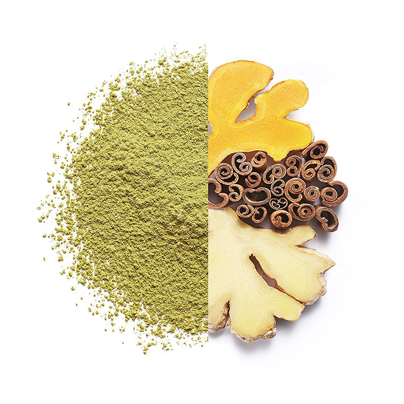 OEM Low MOQ Organic Top Instant Tea matcha green tea Blend Ginger Cinamon Turmeric Matcha Powder