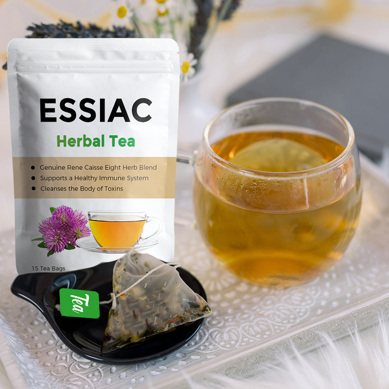 Private labels natural organic Chinese herbs ESSIAC Herbal Tea burdock tea Red clover Flavored tea