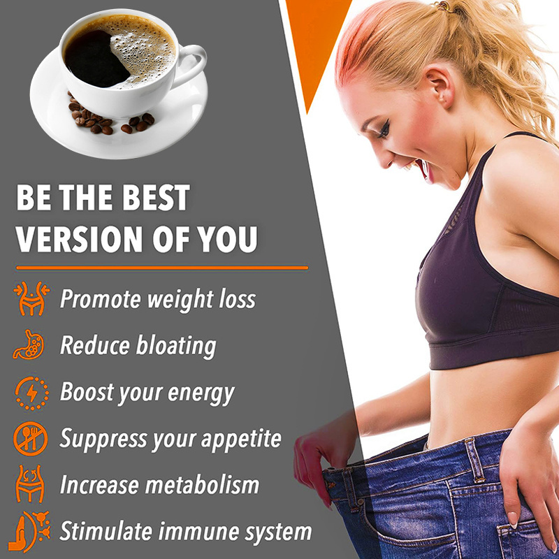 OEM Skinny Keto Coffee Support Appetite Detox & Boost Metabolism 30 Days Weight Loss Slimming Coffee