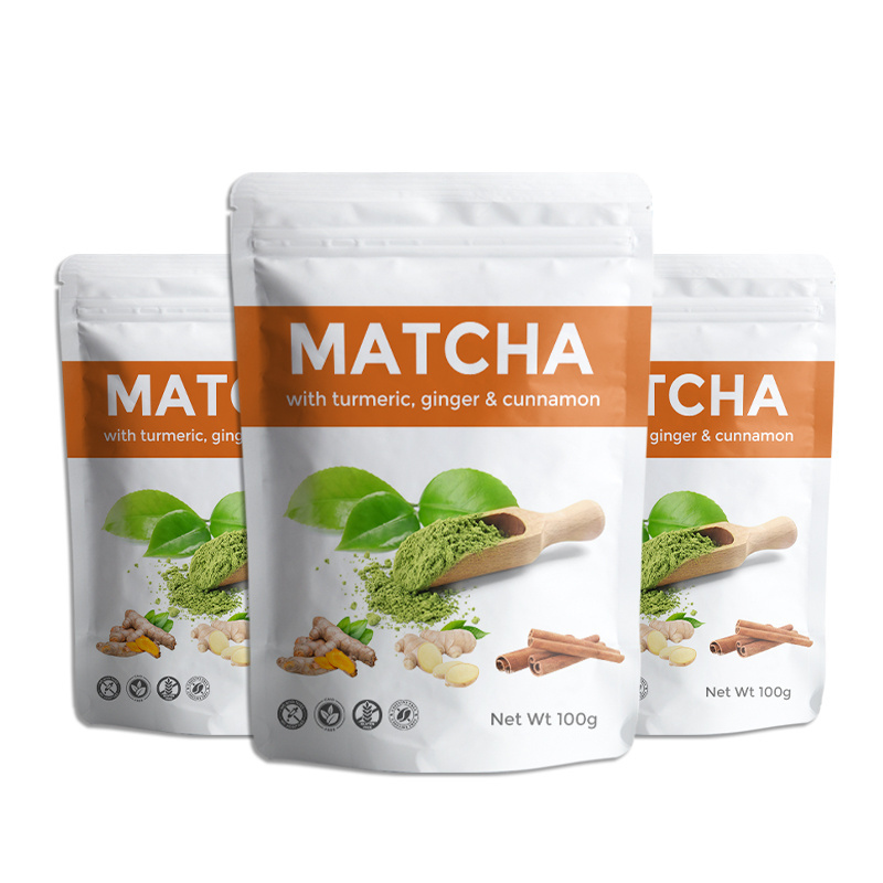 Private label Turmeric Matcha green tea powder Matcha Turmeric Cinnamon powder