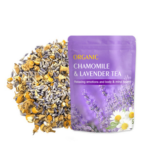 Private label relax herbal tea for sleeping tisane chamomile lavender night tea sleep tea organic