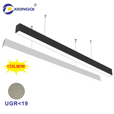 Linkable Solution CCT Selectable Aluminum PC Cover Anti-Glare 40w Linear Led Pendant Light