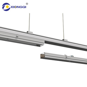 XIONGQI High Effect 170LM/W Die Casting Aluminum Housing PC Cover Linear Lighting System 24w 50w 60w Adjustable Led Linear Light