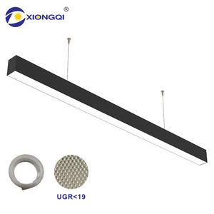 Customized Wattage DIY Dimmable Aluminum PC Warehouse Office 40 Watt Ceiling Led Linear Pendant Light