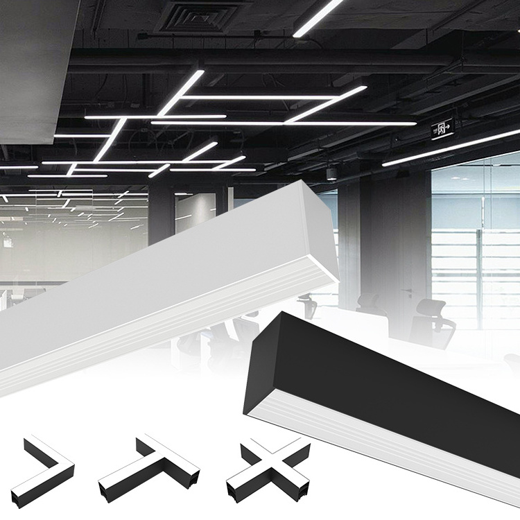 130lm/w PC Cover Aluminum Housing SMD2835 Indoor Factory Warehouse Office Linear Light 40 Watt Led Batten Light