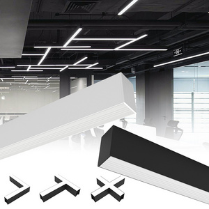 130lm/w PC Cover Aluminum Housing SMD2835 Indoor Factory Warehouse Office Linear Light 40 Watt Led Batten Light