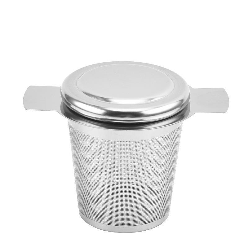 Hot sale stainless steel reusable loose leaf tea infuser strainer with handle Custom Cup Mug Teapot Tea Filter