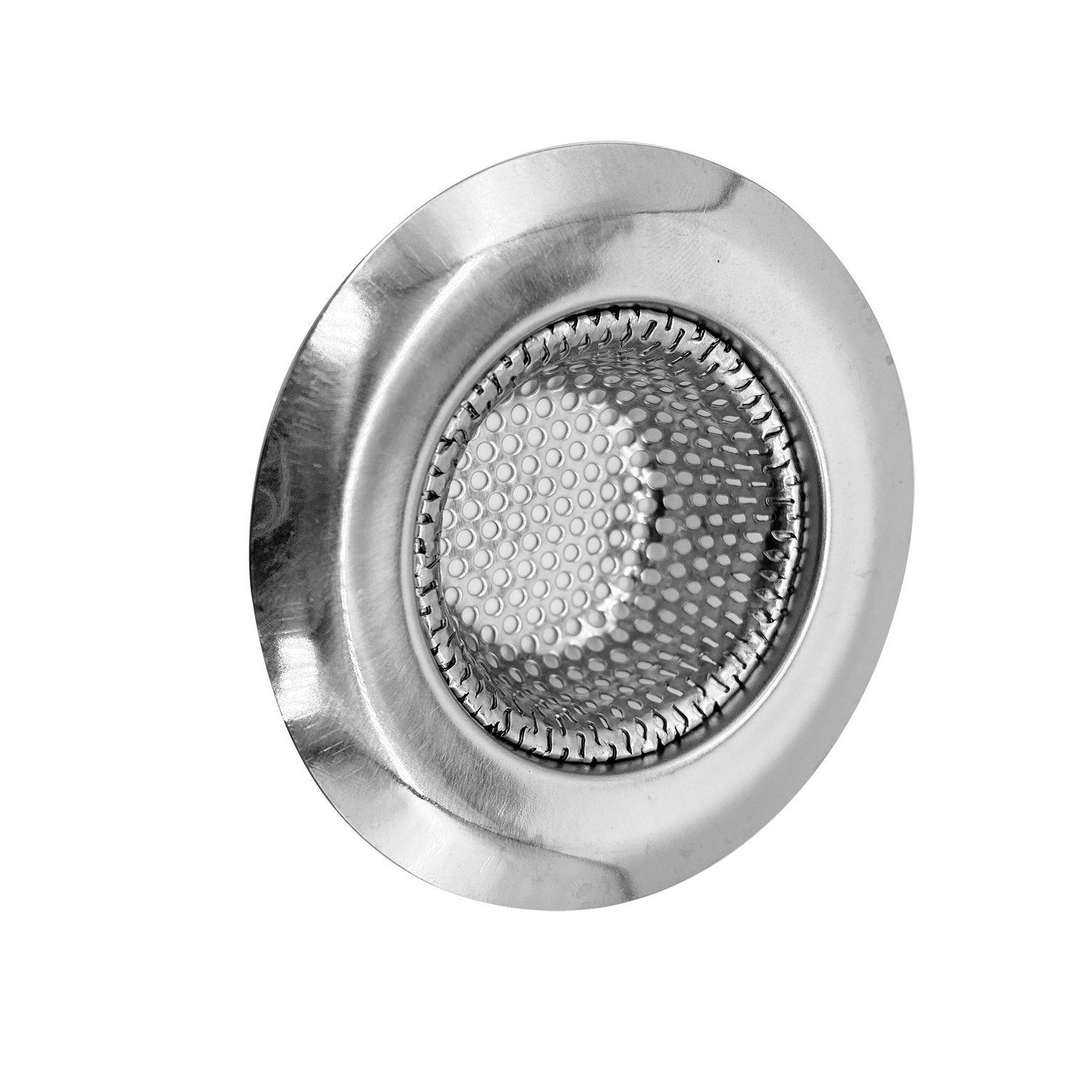 Stainless Steel Etching Weave Drain Hair Catcher Bathtub Shower Drain Cover Kitchen Sink Strainer