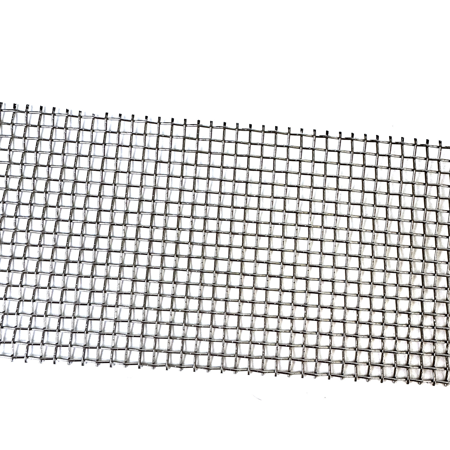 Sand Gravel Crusher Hooked Vibrating Sieve Screen Mesh, SS 316 304 Stainless Steel Crimped Spring Wire Mesh