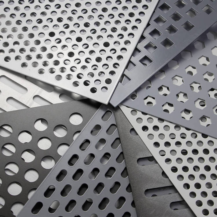 Customized Hole Diameter Stainless Steel Sheet, Decorative Punched Metal Plate, Perforated Metal Sheet for Fume Filtration