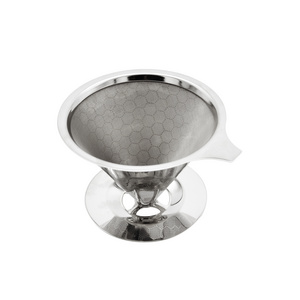 Pour Over Slow Drip Double Layer Coffee Maker 304 Stainless Steel Coffee Dripper Filter