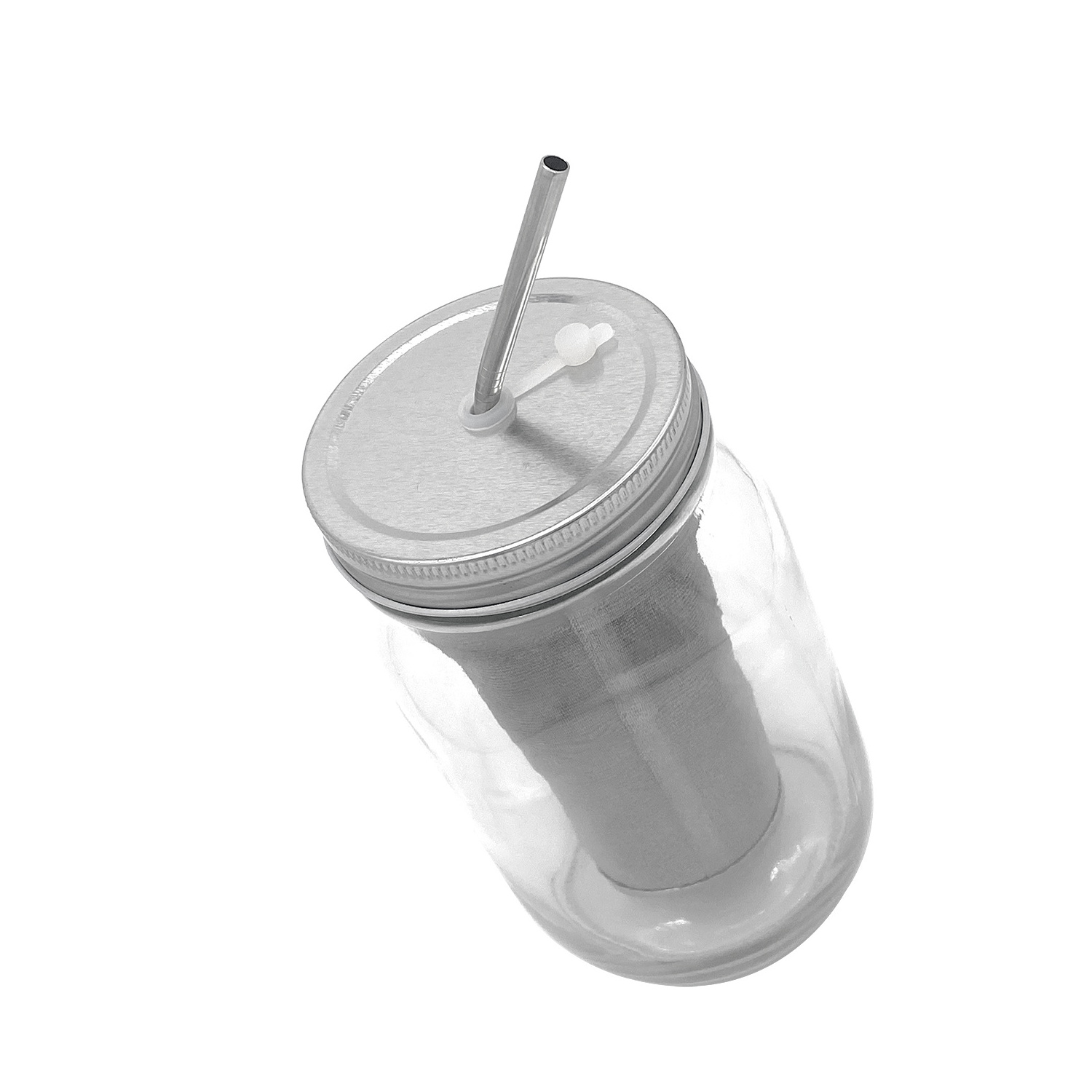 24x110 Mesh 8x15cm 304 Stainless Steel Dutch Wire Mesh Cylinder Cold Brew Coffee Filter