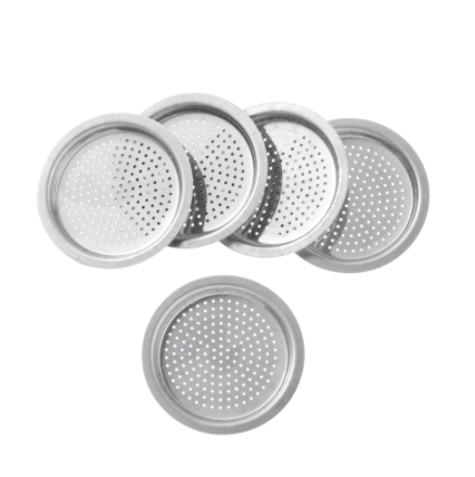 High Quality Stainless Steel Gasket Coffee Filter Plate Replacement Parts for 3/6/9/12 Cup Pot