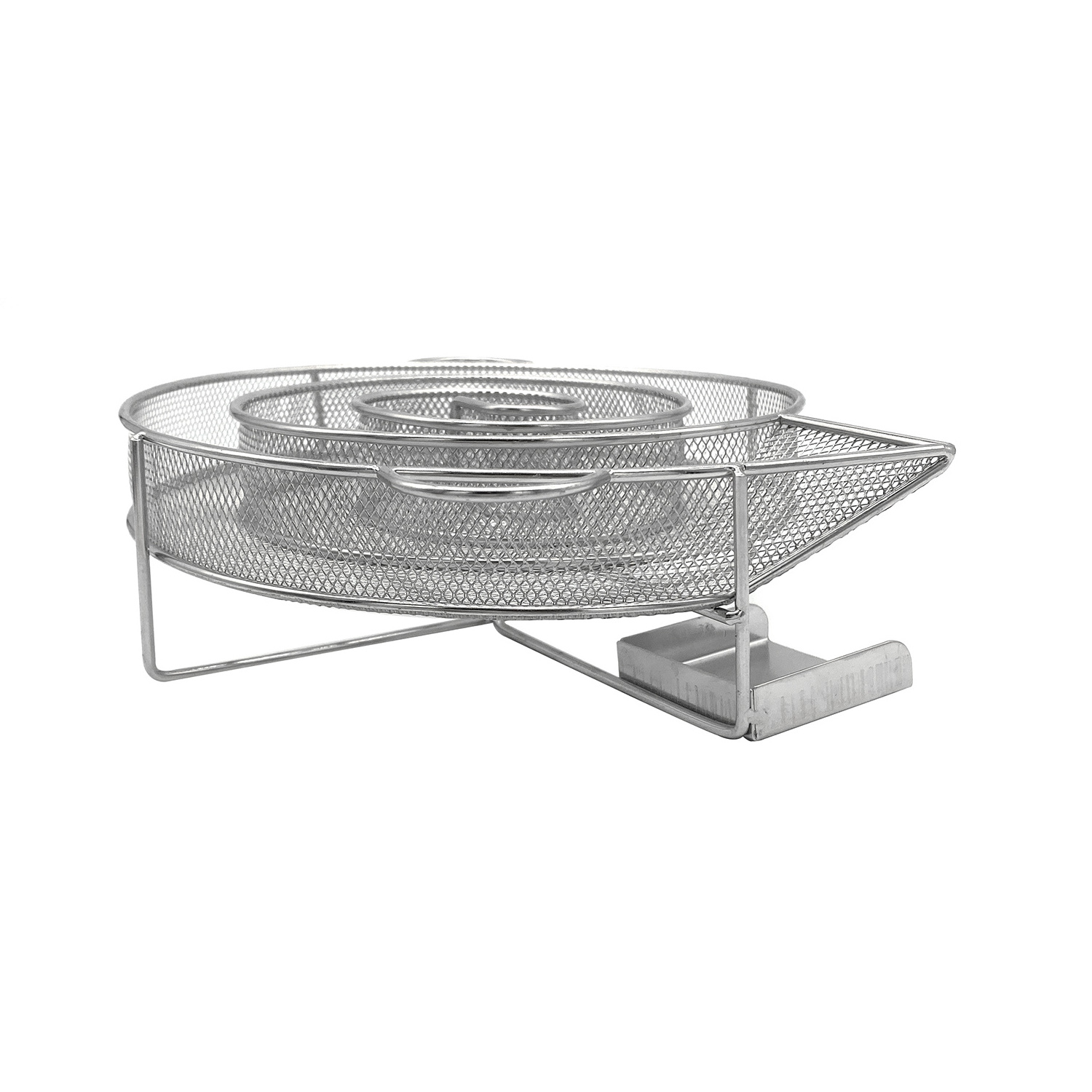 304 Stainless Steel Smoker Pellet Basket Barbecue Cooking Tools Round Cold Smoke Generator for BBQ Gas or Charcoal Grill