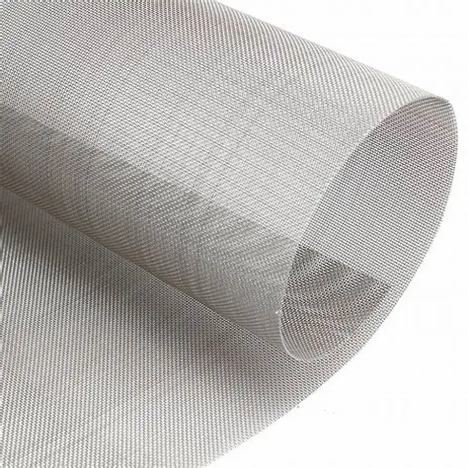 Good Quality TA1 TA2 GR2 Pure Titanium Screen, Plain Twill Weave Titanium Wire Mesh for Trailer Flooring