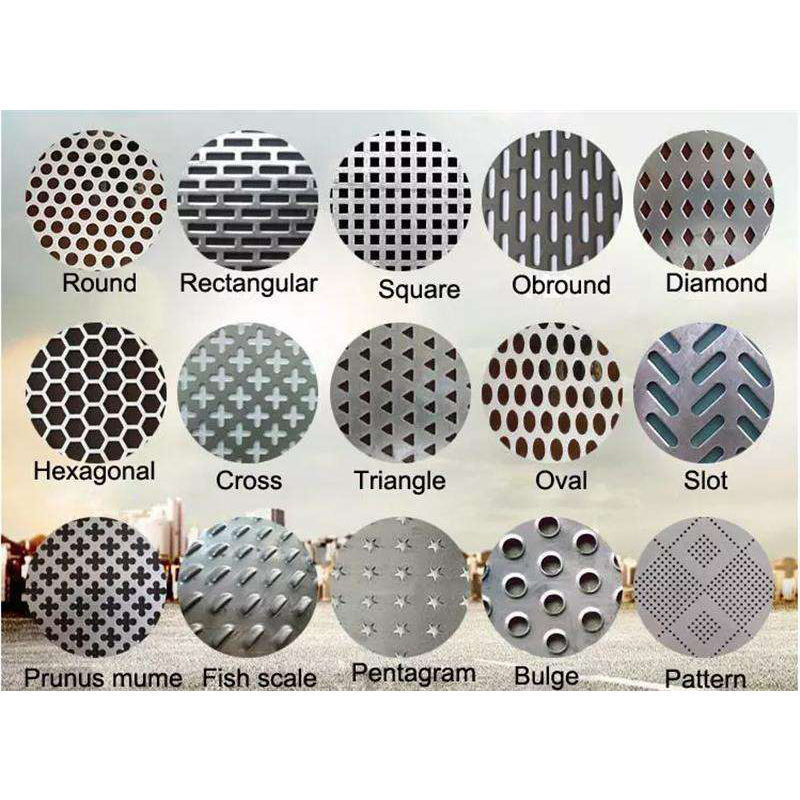 Customized Hole Diameter Stainless Steel Sheet, Decorative Punched Metal Plate, Perforated Metal Sheet for Fume Filtration