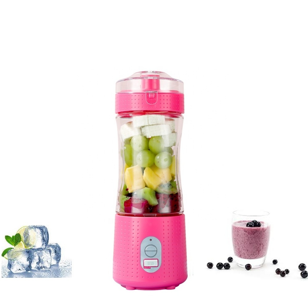 Small home appliances 380ml mini blender portable 6 blades juice extractor ice crusher electric juicer frozen blueberry grinder