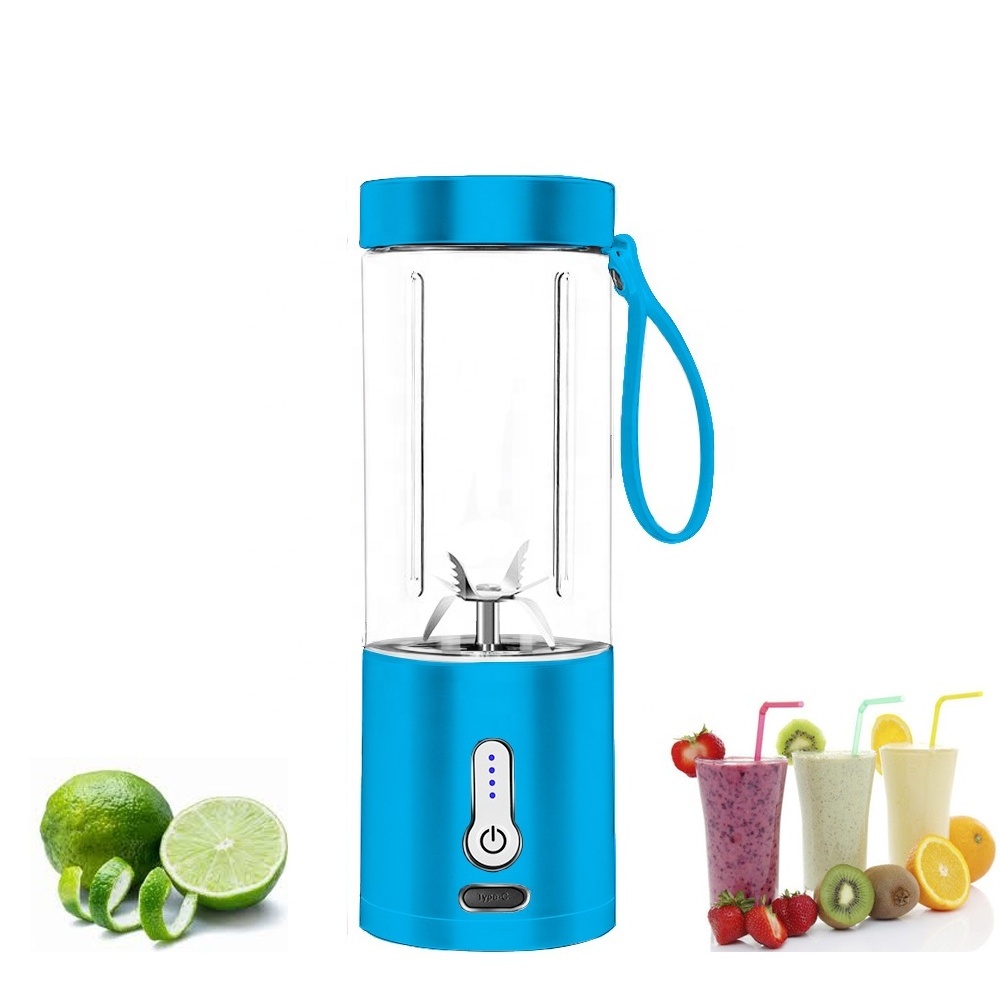 Free sample 530ml mini juicer 150w electric food chopper on the go smoothie bottle fruit mixer cup juice blenders grinder