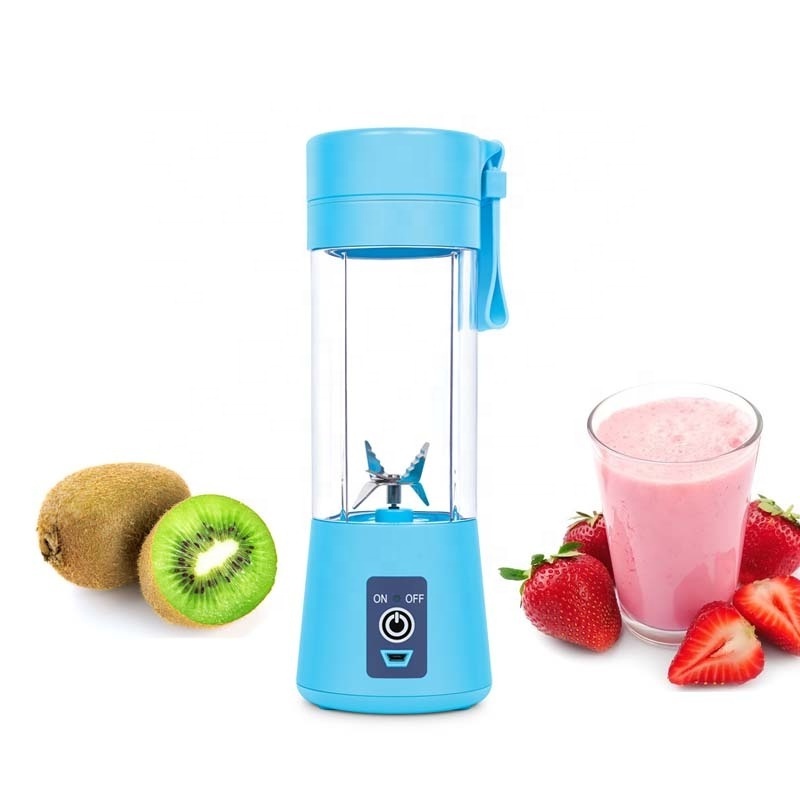 Dropshipping mini juicer blender with 6 ice blades blender protein shaker bottle waterproof usb electric juicer