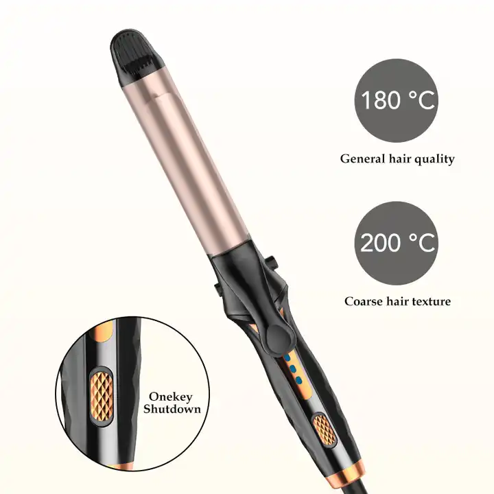 Automatic Professional Electric Curling Iron Portable Ceramic Rotating Multi Curling Iron 2 in 1 Self Grip Curly Hair Curlers