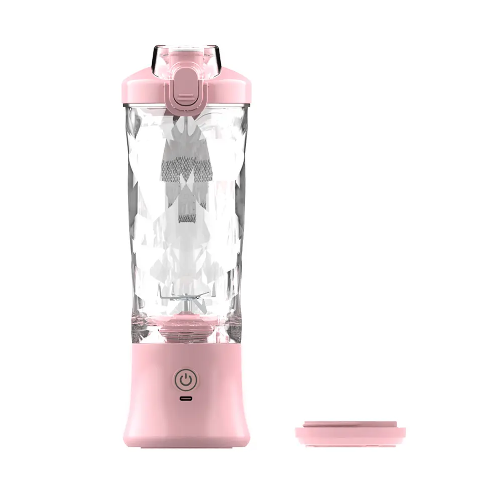 Customized 600ML usb blender with extra lid smoothies machine fruit juicer cup 18000rpm motor blander juicer 3 in1 coffee maker