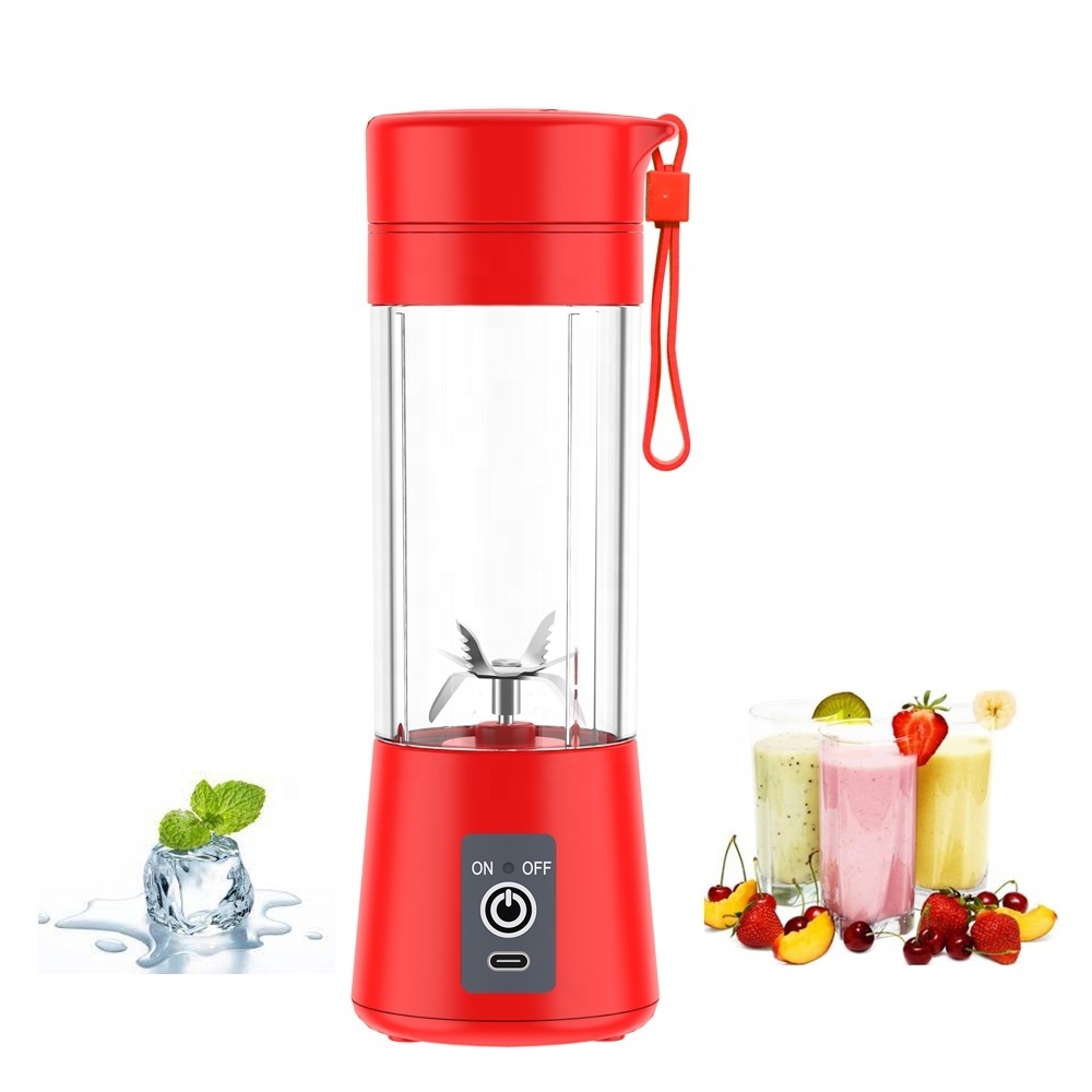 High speed Plastic 6 blades Blade Juicers hand shaker mini juicer blender 3 in 1 Nutrition Mini Fruit Juicer baby food mixer