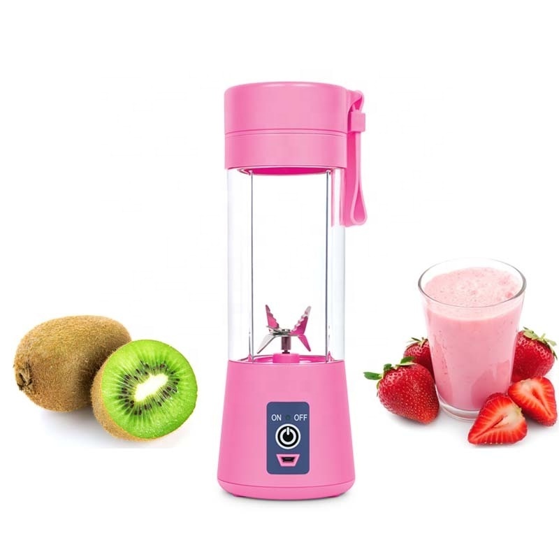 Dropshipping mini juicer blender with 6 ice blades blender protein shaker bottle waterproof usb electric juicer