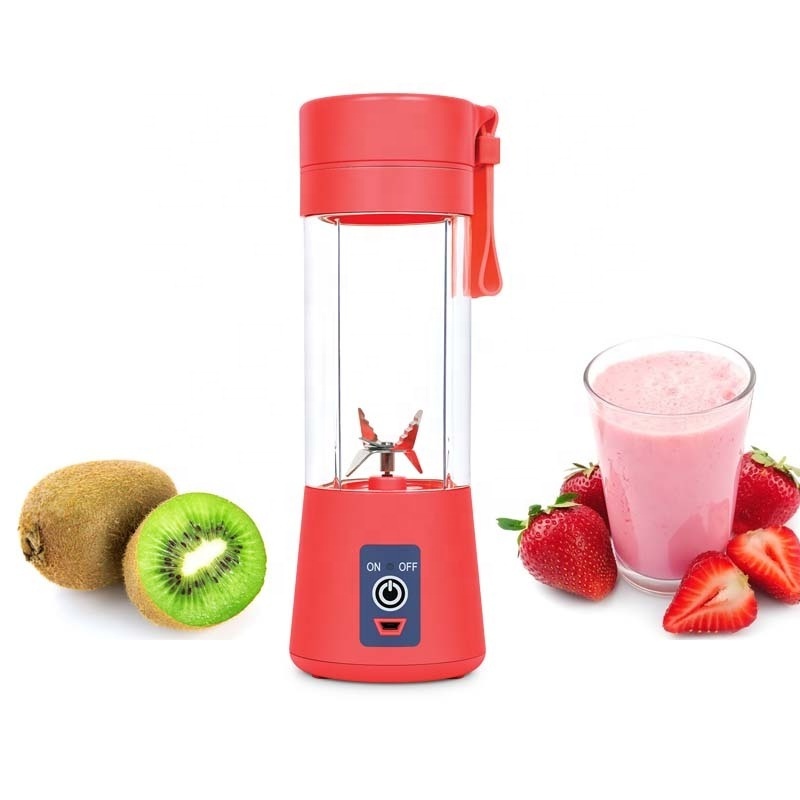 Dropshipping mini juicer blender with 6 ice blades blender protein shaker bottle waterproof usb electric juicer