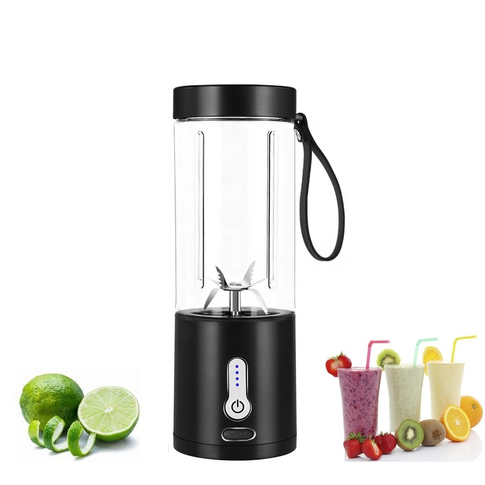 Free sample 530ml mini juicer 150w electric food chopper on the go smoothie bottle fruit mixer cup juice blenders grinder