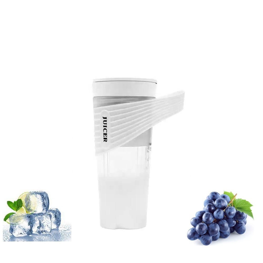 Custom package fruit blender portable 470ml small blender mini juicer on the go wireless blender mixer frozen fruit grinder