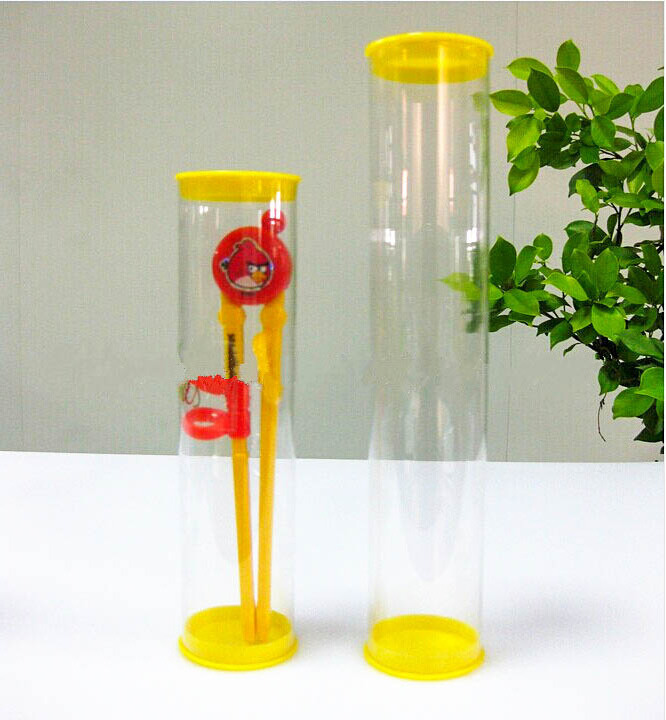 Packing Tube Clear PC 35mm Outer Diameter Screen Printing Plastic Cylinder Transparent Plastic Tubes with Caps 0.5mm