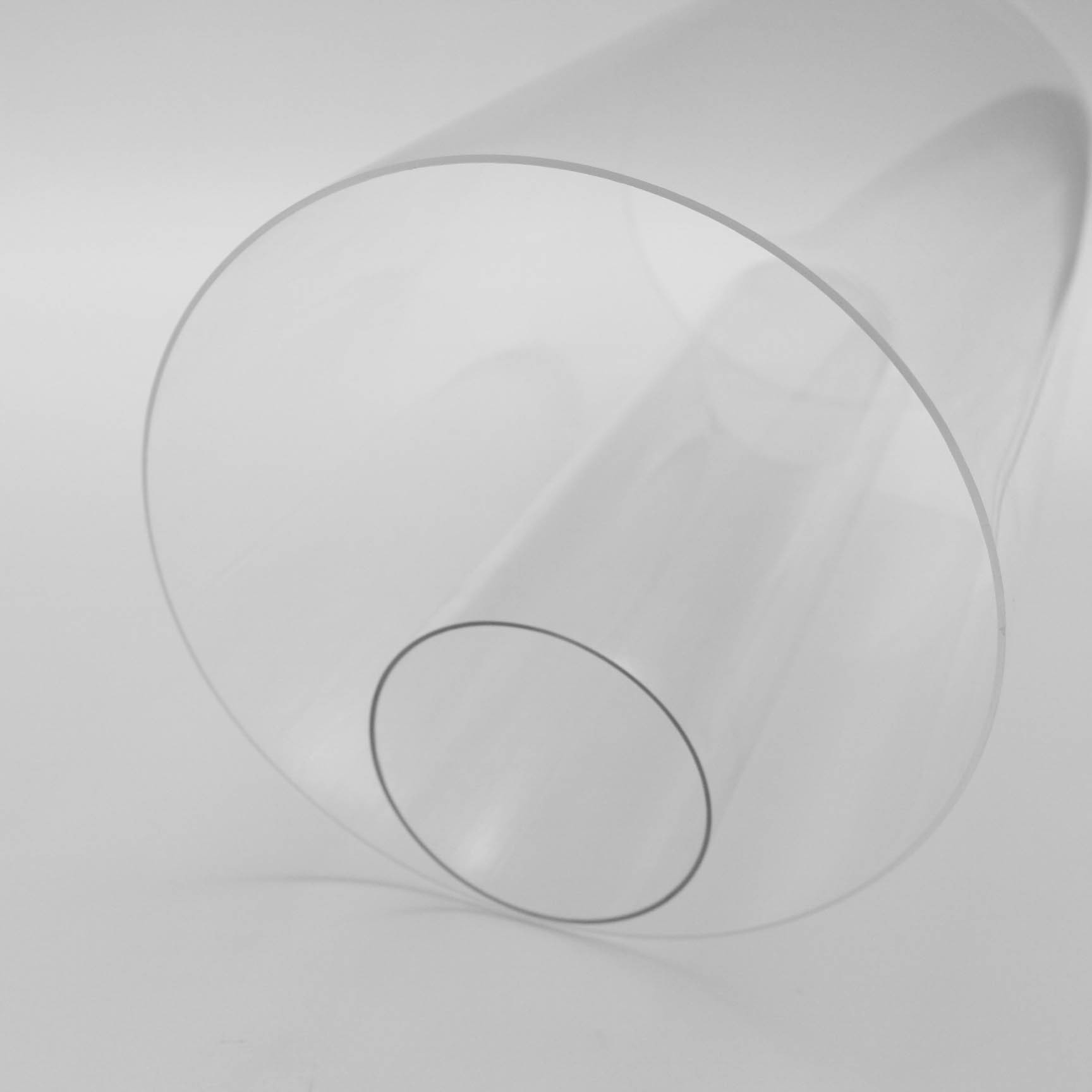 Plastic PC Part Pipe PC Tube Transparent Polycarbonate Plastic Pure PC Screen Printing Accepted Custom Clear Cylinder 