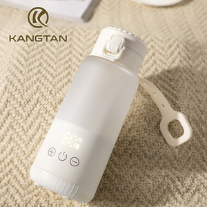 USB Battery Charge Tritan Material Mini Kettle  Thermos With Heating Cup With Electric Heater Travel HC-304 Wireless