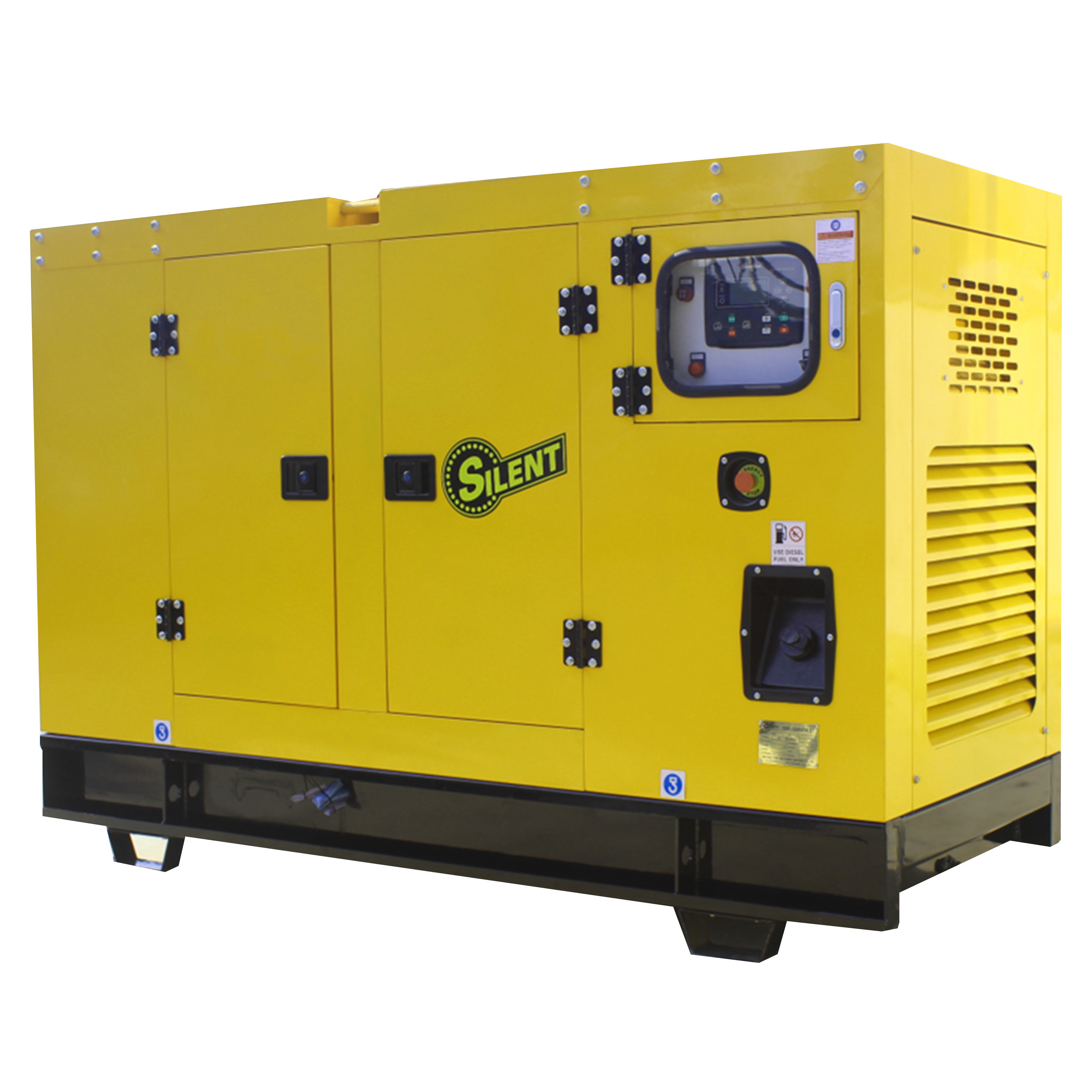 portable Small Silent Generators 2 Cylinder 15kva 12kw Diesel Generator Price 1 Phase Diesel Engine silent canopy