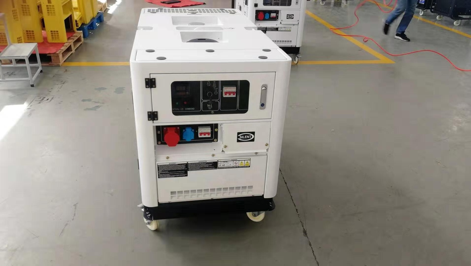 portable Small Silent Generators 2 Cylinder 15kva 12kw Diesel Generator Price 1 Phase Diesel Engine silent canopy