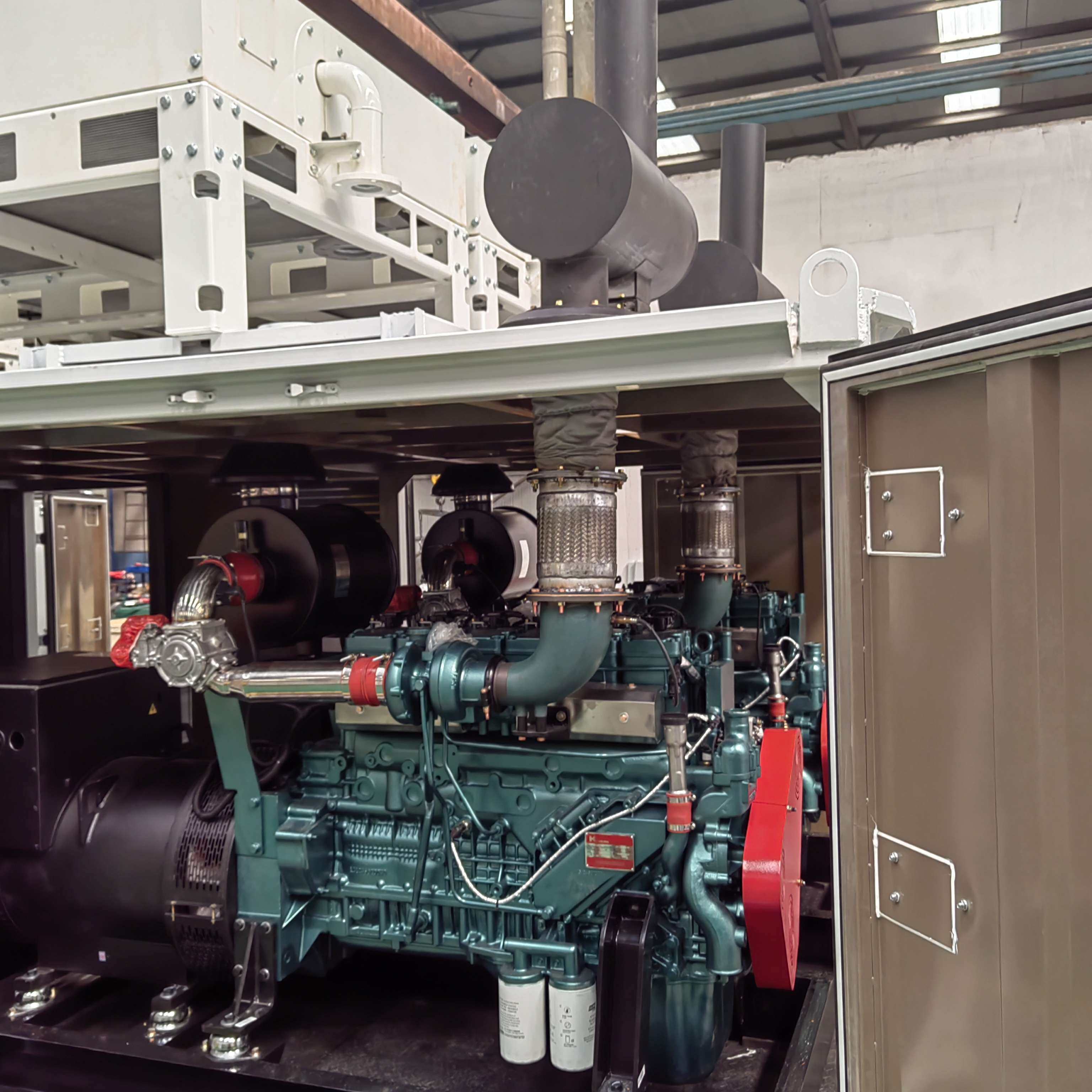 CHP system 400V/230V 1250 kva Fully Automatic Gas Generator 1.2mw 1500kva