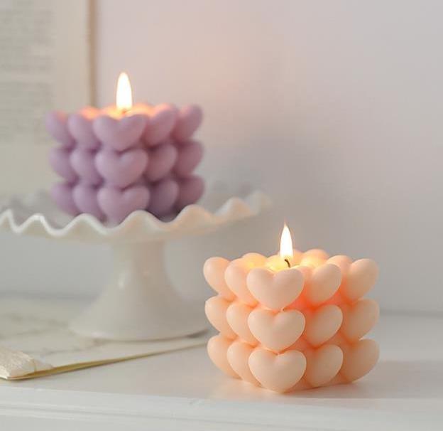 Cube bubble Handmade Scented Candle Decorative Candle Aesthetic Candles