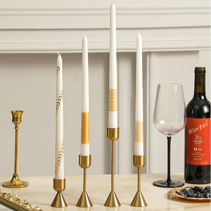 4pcs Taper Candles Long Candle Smokeless Long Burning candle for wedding