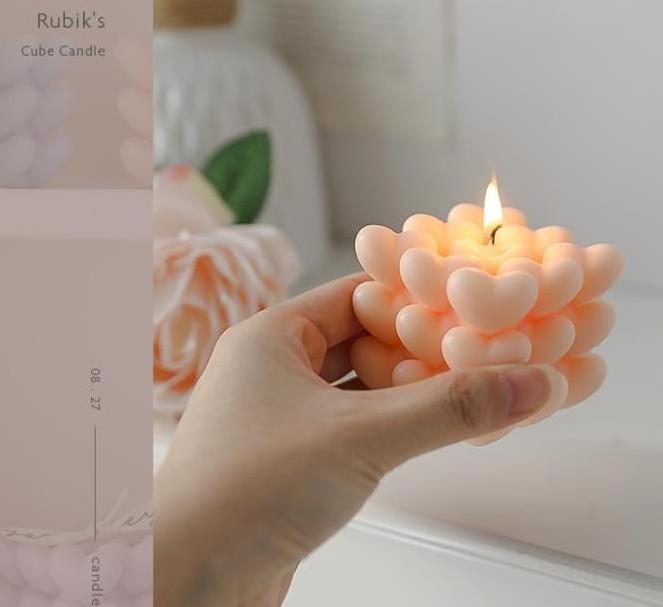 Cube bubble Handmade Scented Candle Decorative Candle Aesthetic Candles