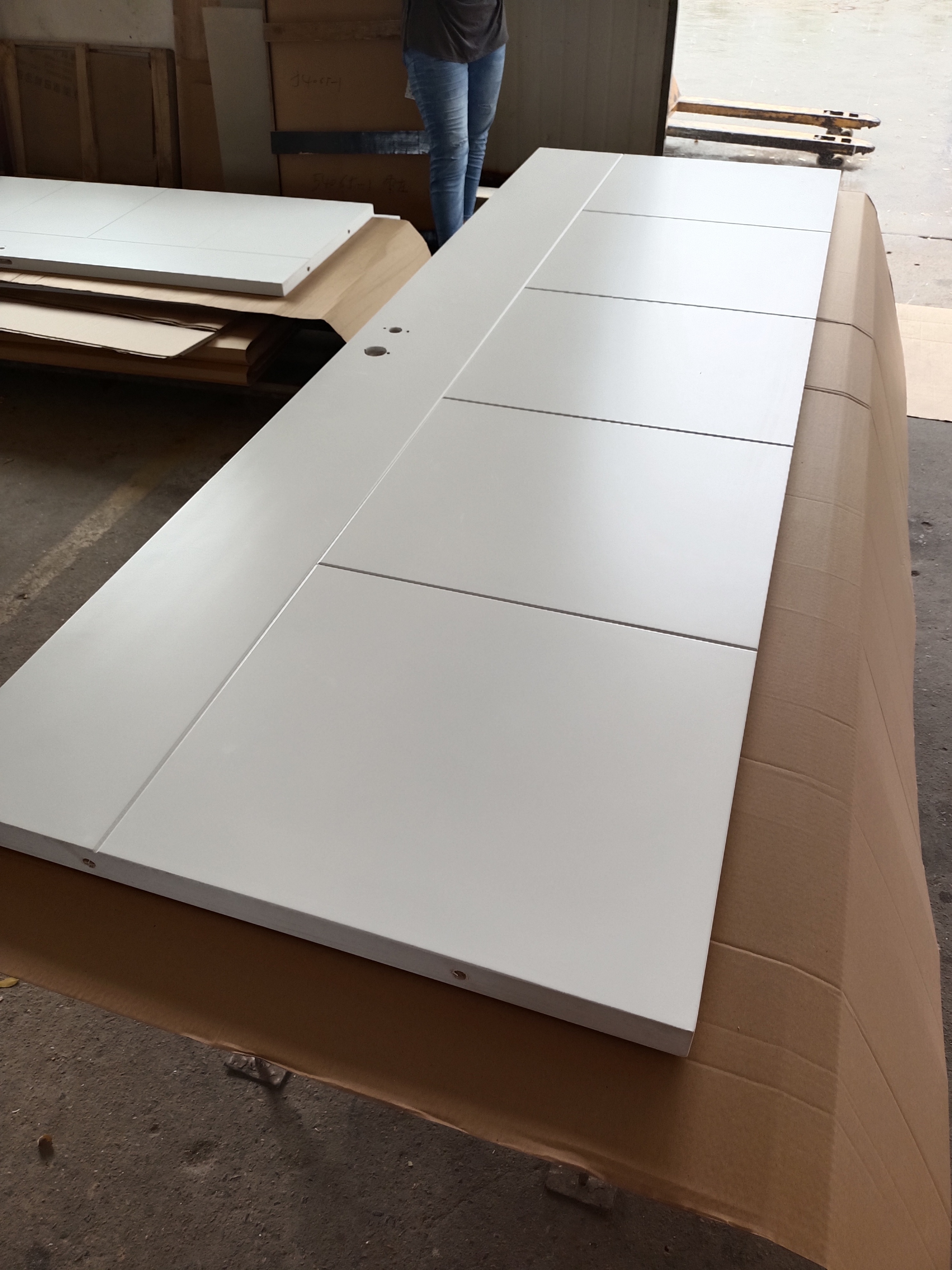 30 x 80 in White Primed Solid Core Wood Single Prehung Interior Door with Bronze Hinges or Optional